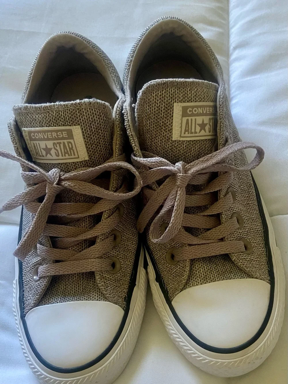 Converse All Star Women's Low-Top Sneakers in Taupe